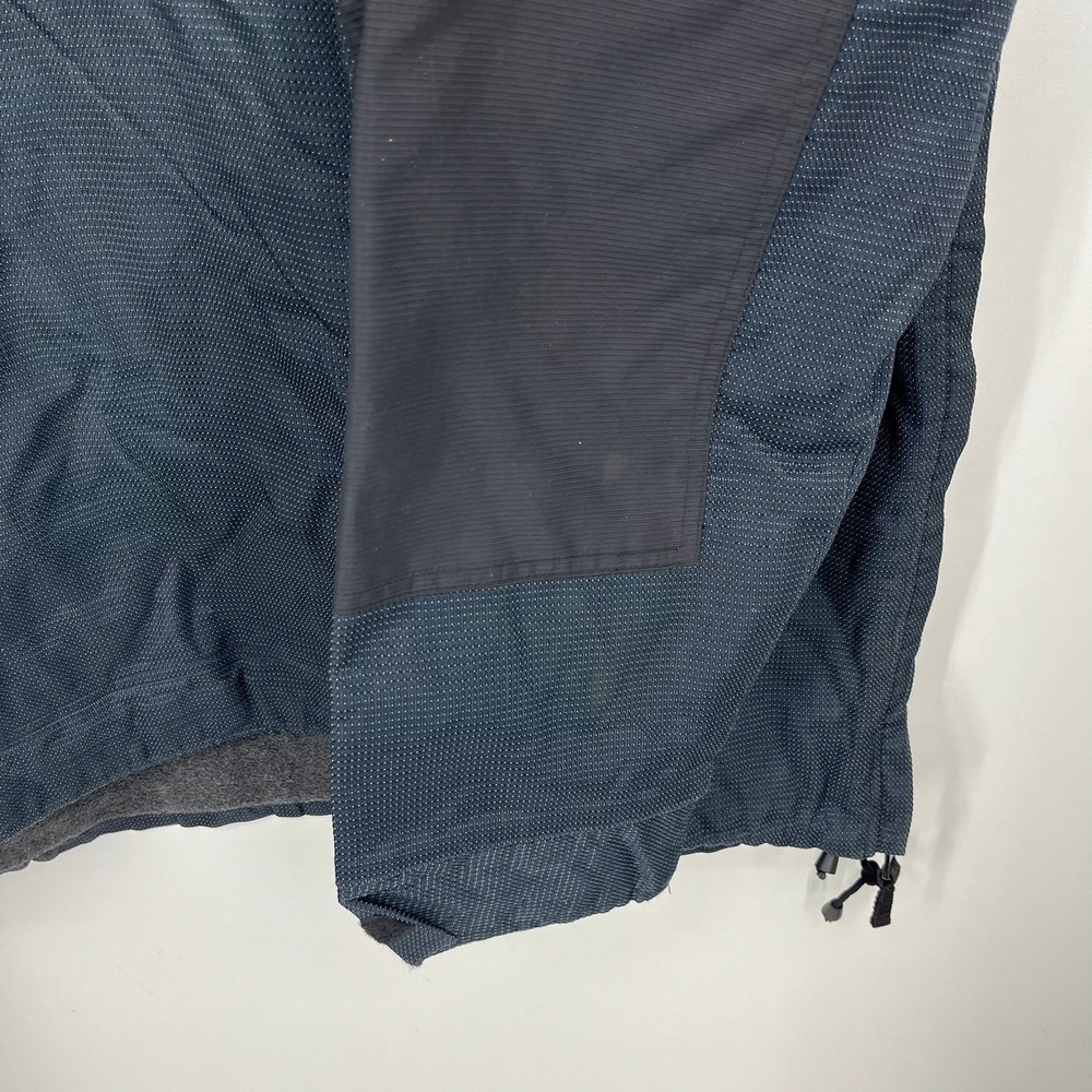 Banana Republic Mens XL Blue Textured Half Zip Anorak Fleece Lined Jacket Vtg - Picture 5 of 13